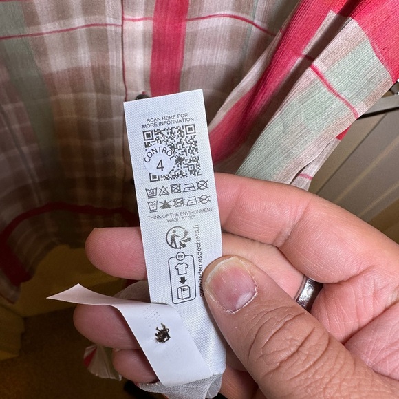 TOPMAN - Sheer Plaid Shirt, Men’s 2XL, NWT - Picture 8 of 9